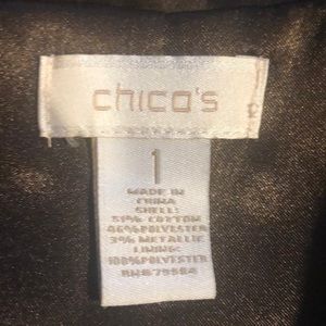 Brown metallic jacket